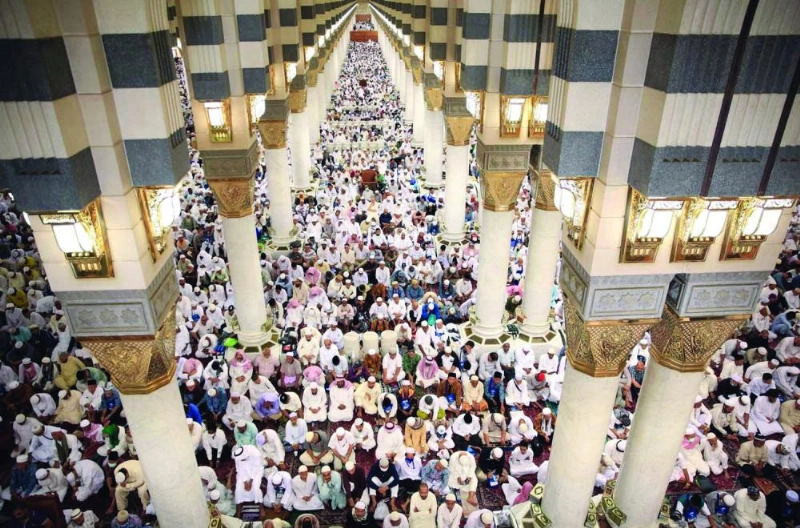من خطبة الجمعة في الحرم النبوي (واس)