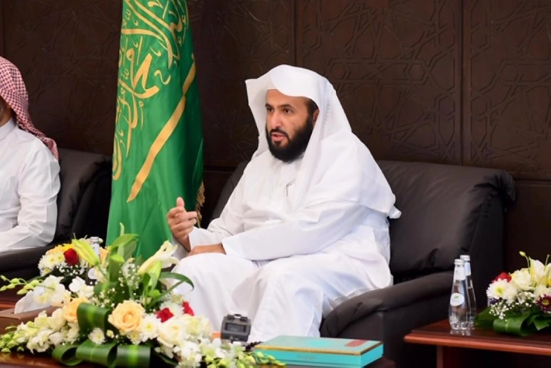 وليد الصمعاني خلال تدشين المحاكم العمالية (مكة)