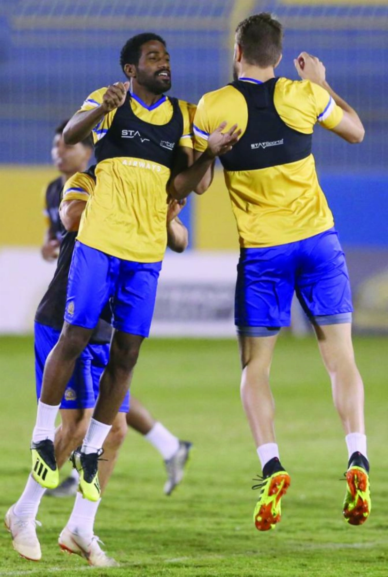 تدريبات النصر استعدادا للأهلي (إعلامي النصر)