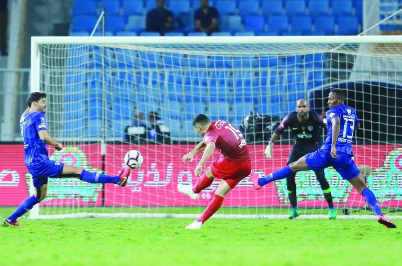 الاتفاق في لقائه الأخير الذي خسره أمام الهلال (مكة)