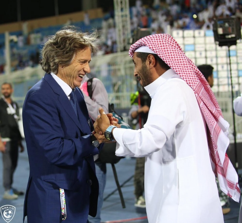 محمد بن فيصل وجورجي جيسوس (إعلامي الهلال)