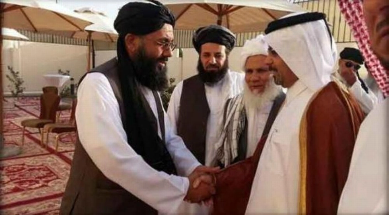 وفد أفغاني في قطر (مكة)