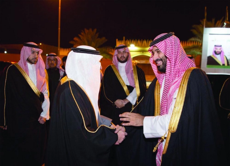 .. ولدى مغادرته تبوك