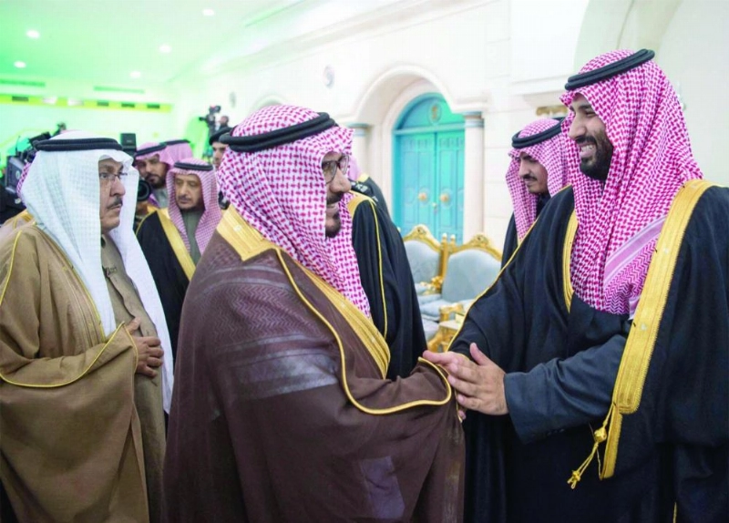 الأمير محمد بن سلمان خلال حفل أهالي الجوف