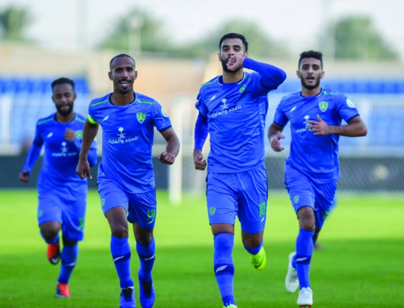 فرحة لاعبي الفتح بالفوز العريض (إعلامي الفتح)