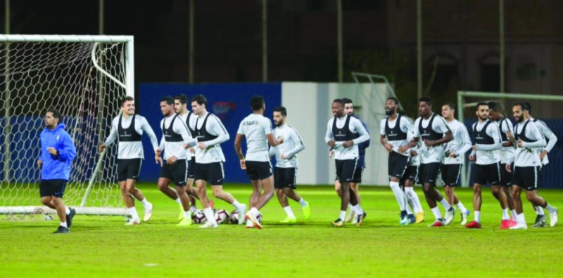 حصة لياقة في الهلال استعدادا للفيصلي (إعلامي الهلال)