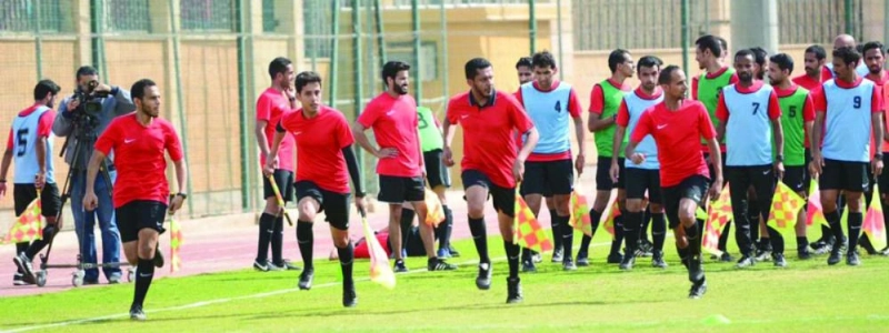 تدريبات لياقة بدنية لحكام الدورة (مكة)