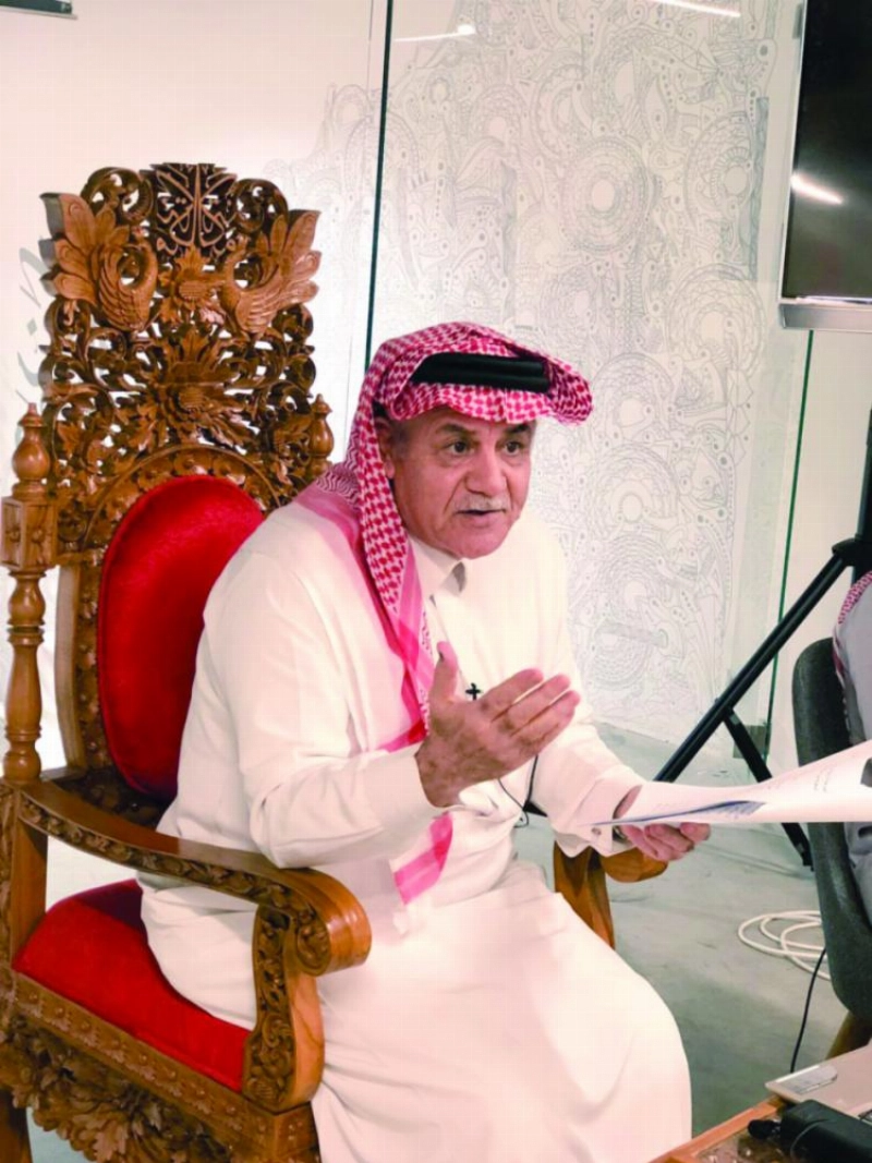 سمعان العاني خلال الندوة (مكة)