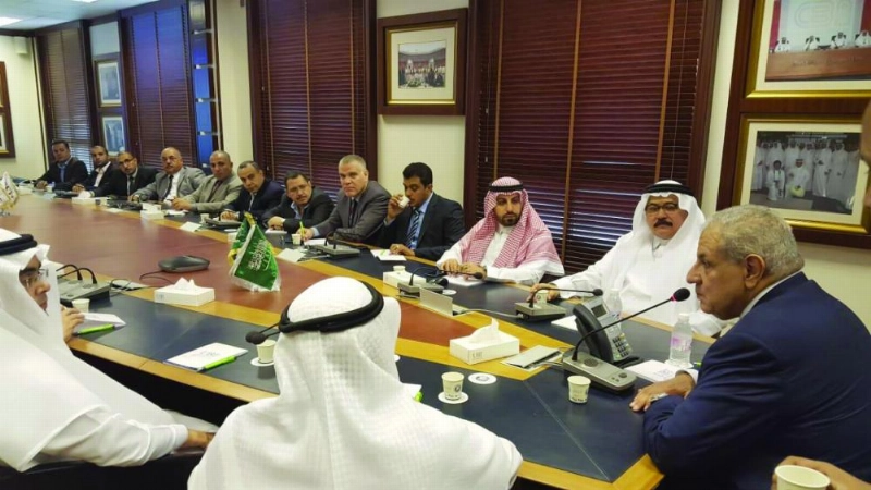 عبدالله دحلان في اجتماع مع إبراهيم محلب (مكة)