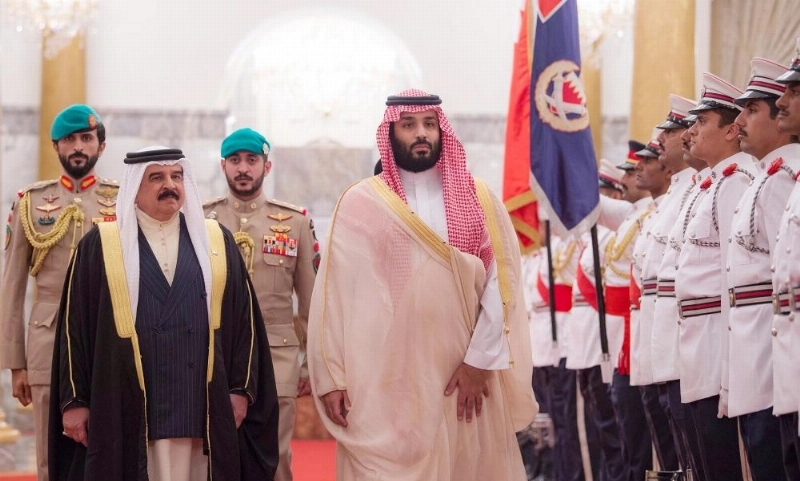 من مراسم الاستقبال