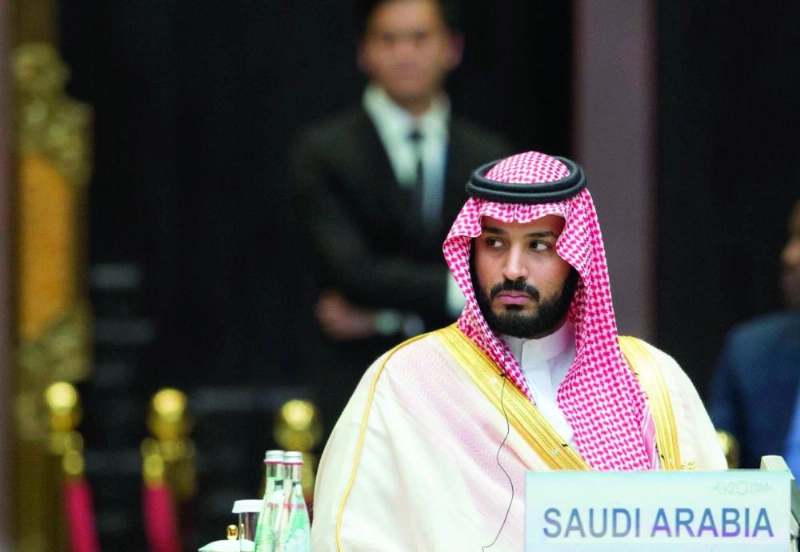 ولي العهد خلال إحدى الجلسات