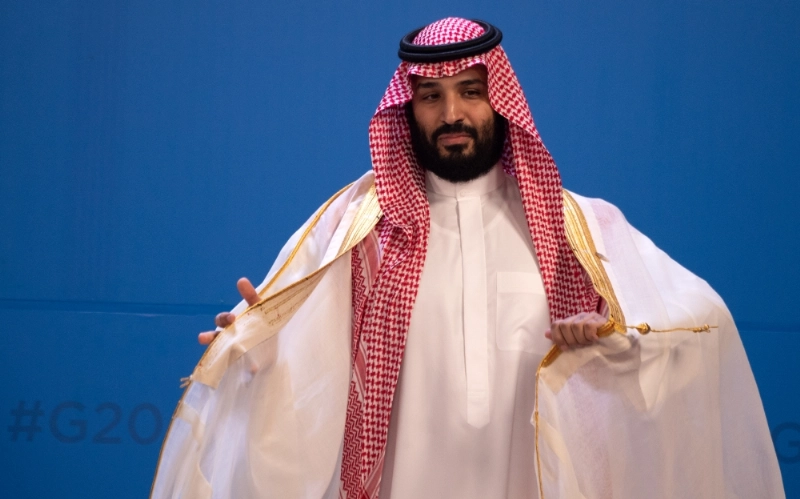 30 November 2018, Argentina, Buenos Aires: Saudi Arabia's Crown Prince Mohammed bin Salman attends a family photo opportunity at G20 leaders summit. Photo: Ralf Hirschberger/dpa