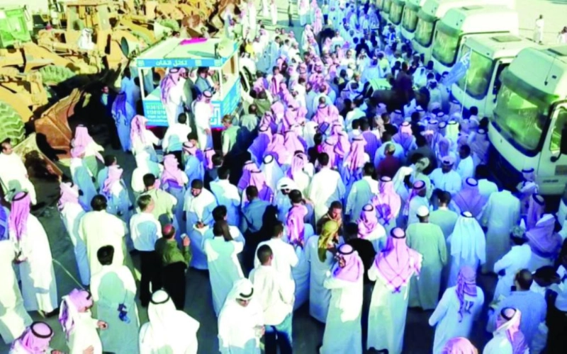 جانب من المزاد الثاني على ممتلكات معن الصانع (مكة)
