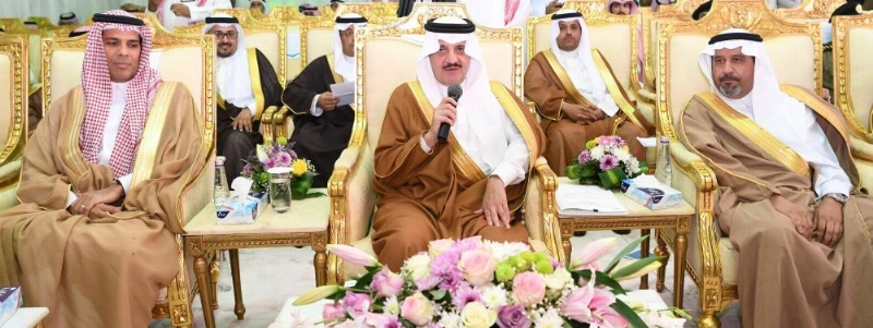 أمير الشرقية ووزير النقل خلال حفل التدشين (مكة)