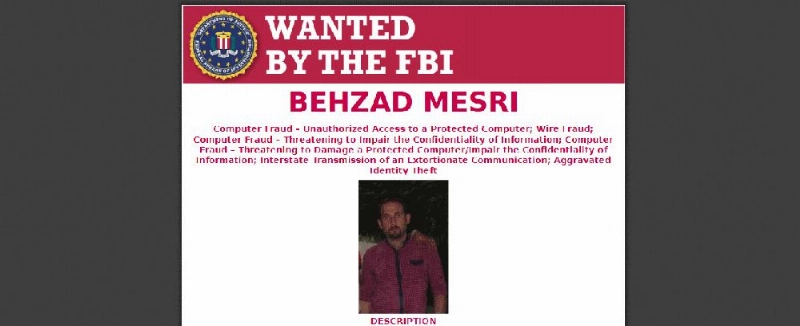 مطلوب إيراني متهم باختراق الأمن السيبراني (FBI)