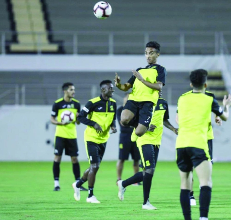 جانب من تدريبات الاتحاد (إعلامي الاتحاد)