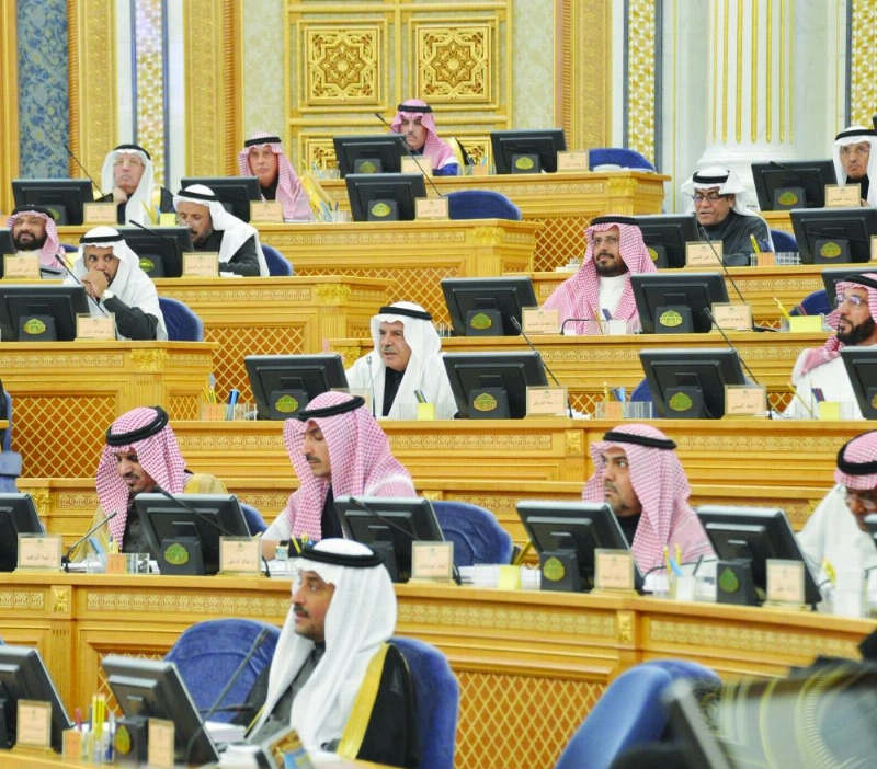 إحدى جلسات مجلس الشورى في وقت سابق (واس)
