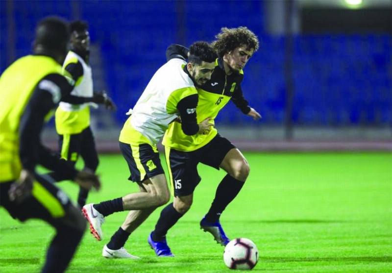 الاتحاد حامل اللقب يستعد لمواجهة الجبيل (إعلامي الاتحاد)