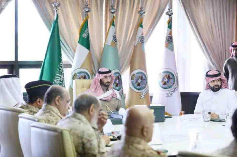 عبدالله بن بندر خلال اللقاء (واس)