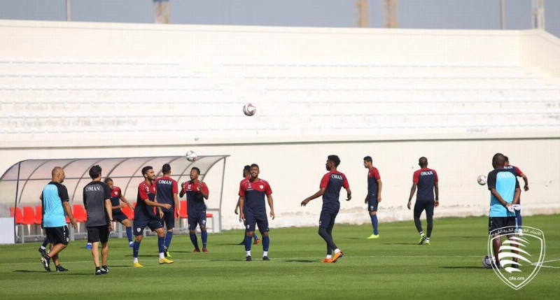 تدريبات المنتخب العماني تمهيدا لمواجهة أوزبكستان (الاتحاد العماني)