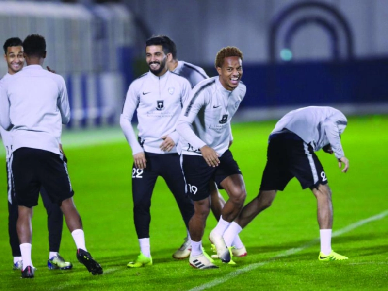 جانب من تدريبات الهلال (إعلامي الهلال)