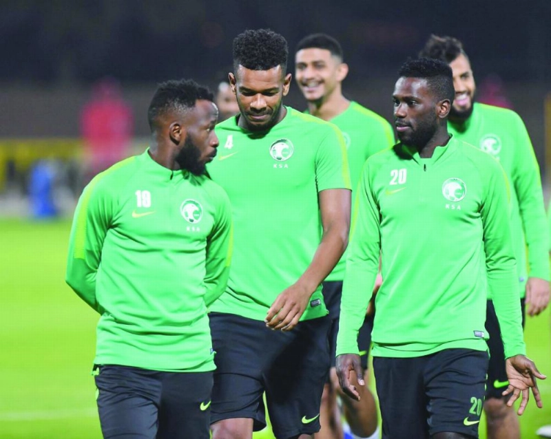 جانب من الاستعدادات لمواجهة اليوم (إعلامي المنتخب)