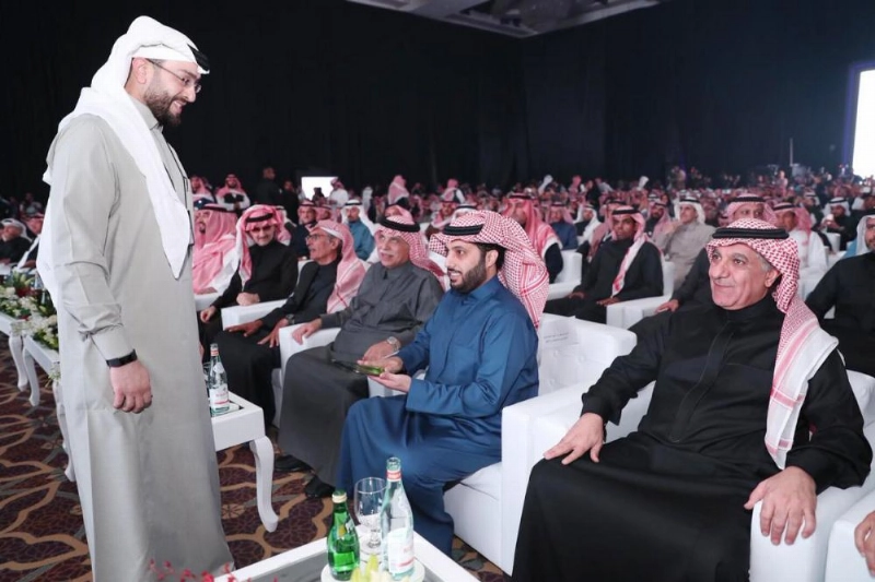 تركي آل الشيخ خلال مؤتمر إعلان استراتيجية الترفيه الجديدة (مكة)