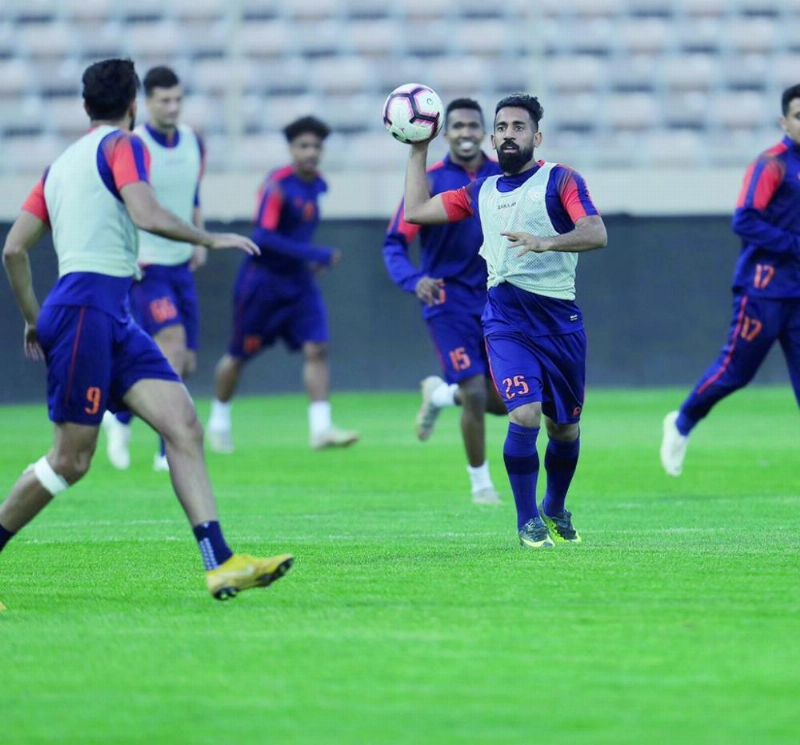 حصة الفيحاء التدريبية استعدادا للهلال (إعلامي الفيحاء)