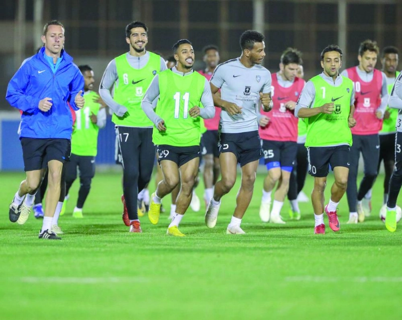 تحضيرات الهلال لمواجهة الفيحاء اليوم (إعلامي الهلال)