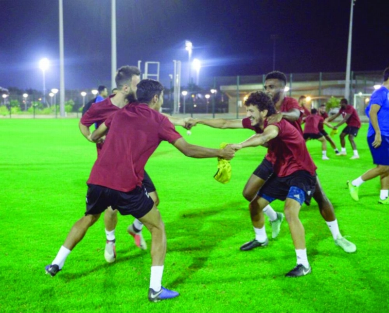 جانب من إعداد الوحدة لمواجهة الحزم (إعلامي الوحدة)