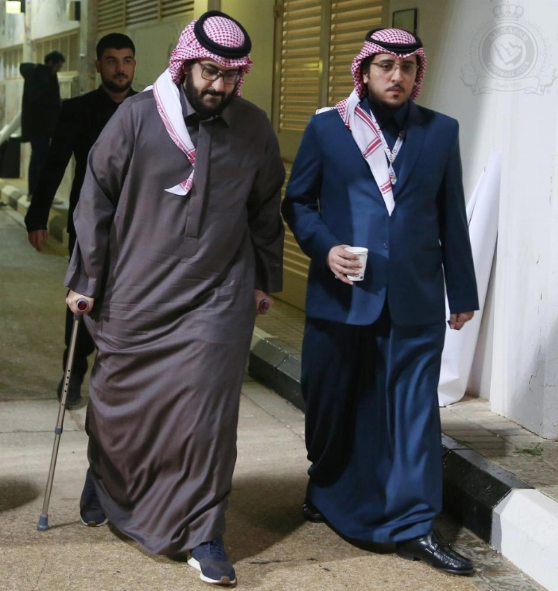 السويلم قبل مباراة النصر وأحد أمس الأول (إعلامي النصر)