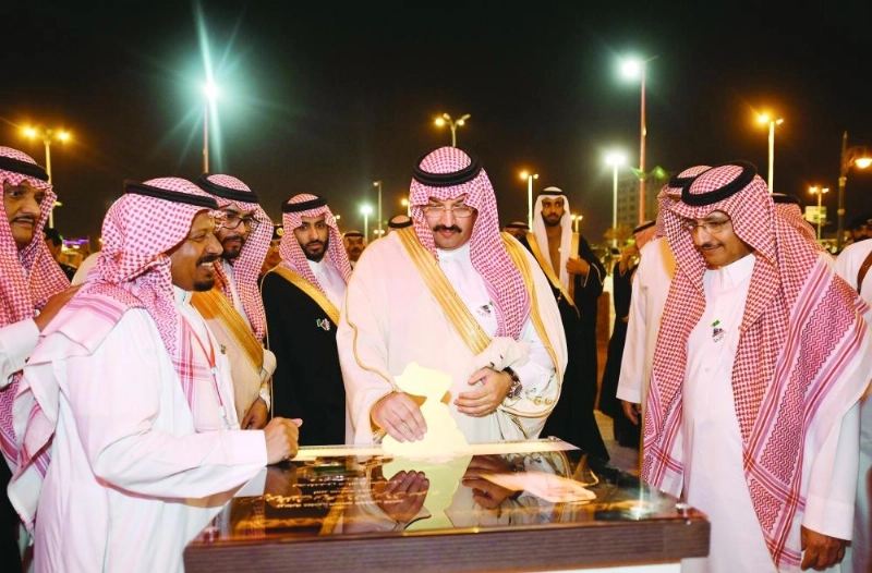 تركي بن طلال خلال رعايته الحفل (واس)
