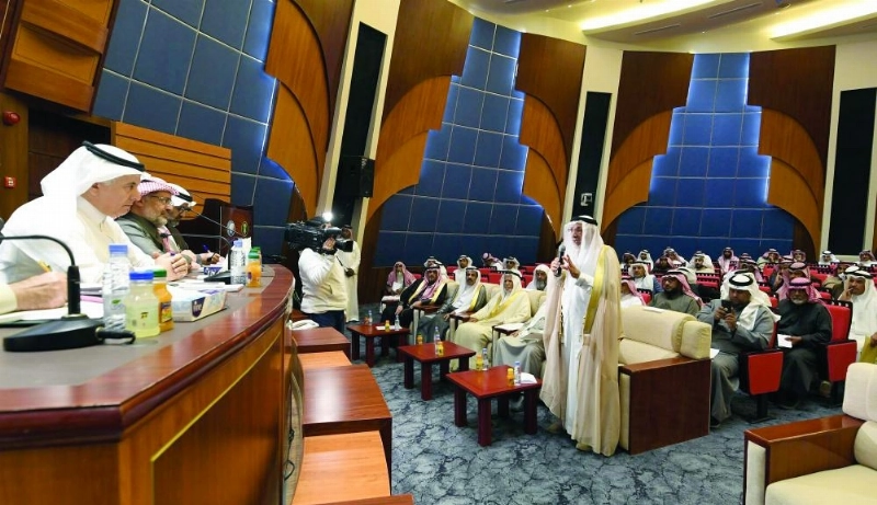 الفضلي خلال اللقاء (واس)
