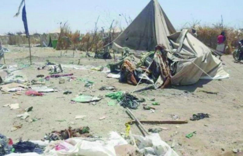 مخيم النازحين بحرض (مكة)