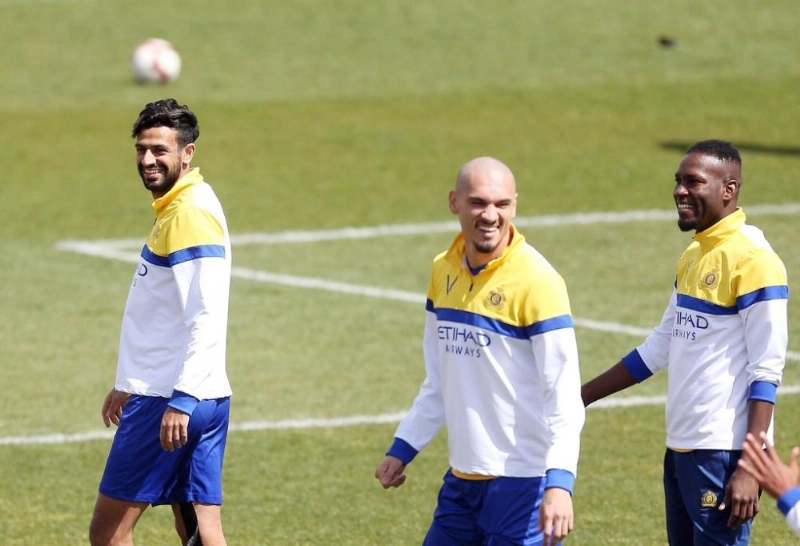 جانب من تدريبات النصر (إعلامي النصر)