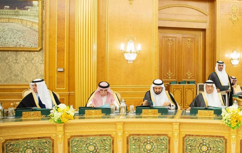 عدد من الوزراء خلال الجلسة