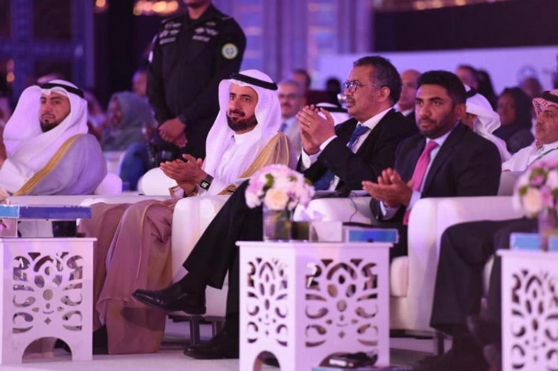 توفيق الربيعة خلال التدشين (مكة)