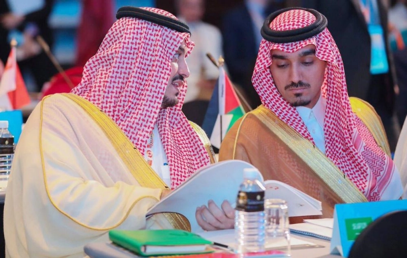 عبدالعزيز بن تركي في اجتماعات عمومية الأولمبي الآسيوي (مكة)