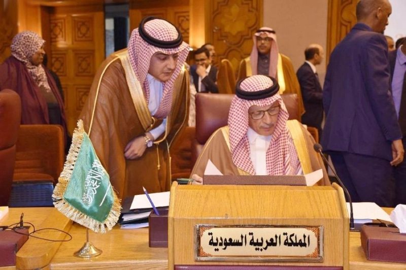 الوفد السعودي في اجتماع الجامعة العربية (واس)