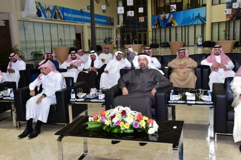 خلال حفل الاستقبال بإحدى الشركات (مكة)