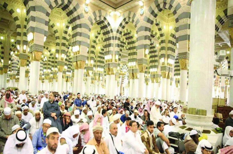 من صلاة الجمعة بالمسجد النبوي (مكة)