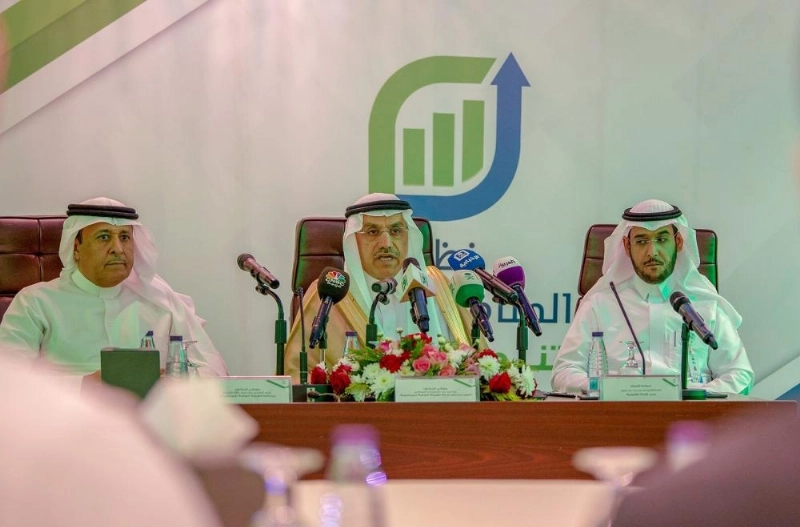 الجاسر خلال المؤتمر الصحفي (واس)