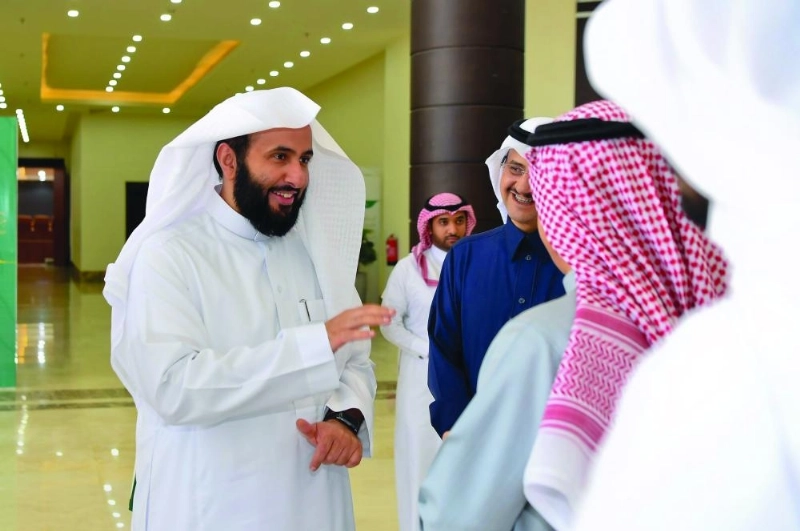 وليد الصمعاني في حديثه خلال اللقاء (مكة)