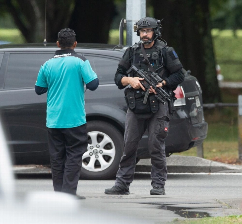 وجود أمني في مكان الحادث