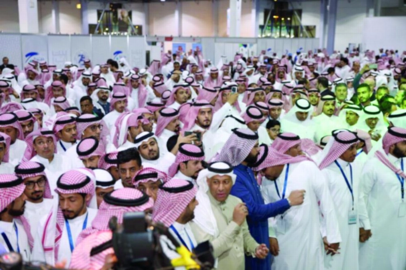 من احتفالات اعلان النتائج (مكة)