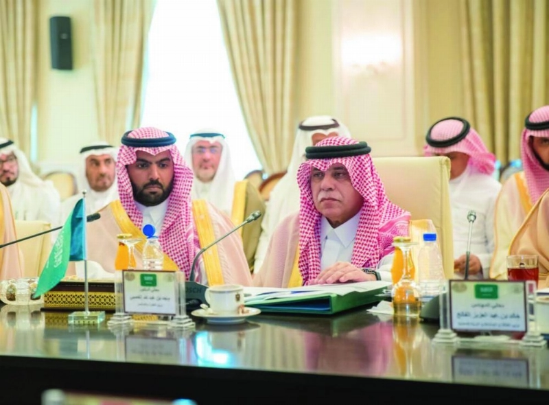 القصبي مترئسا الجانب السعودي