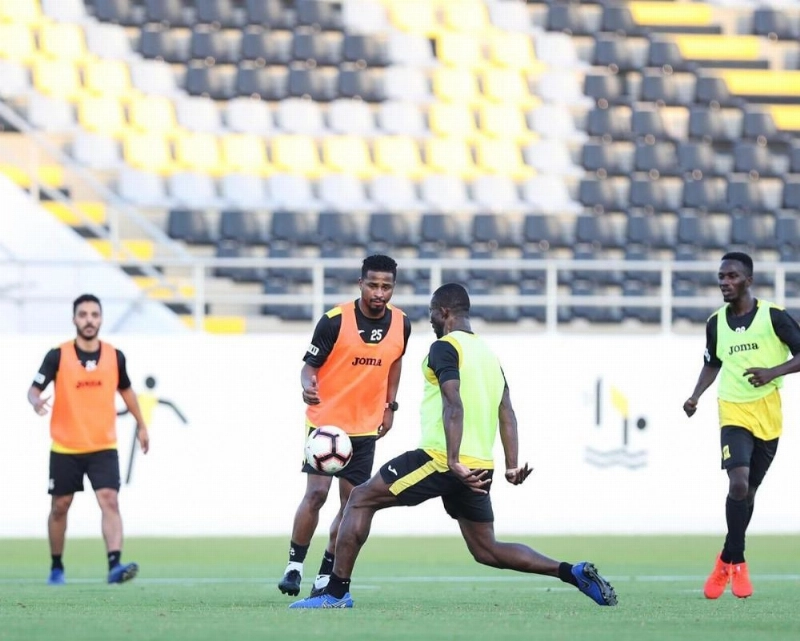 مناورة الاتحاد الأخيرة استعدادا لمواجهة اليوم (إعلامي الاتحاد)