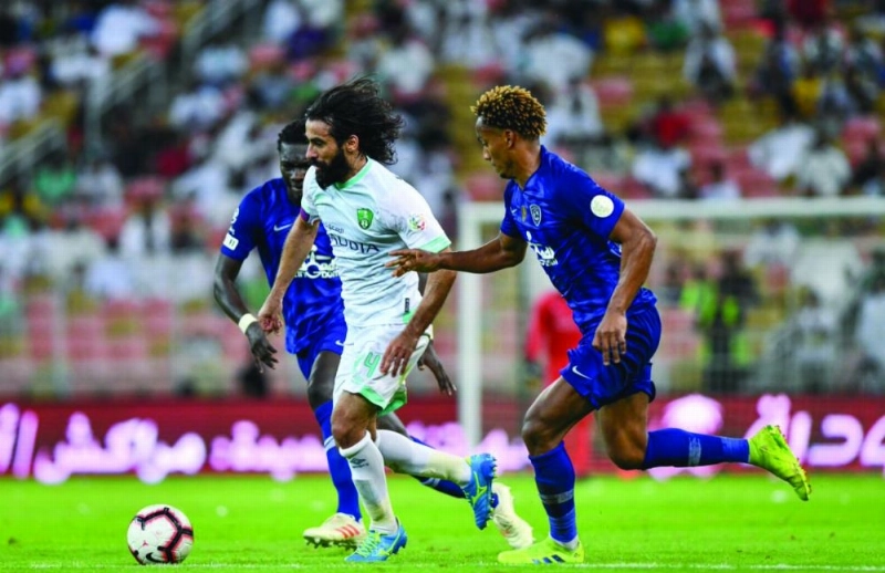 الهلال والأهلي أمس الأول في جدة (دوري المحترفين)
