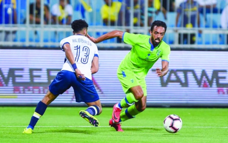 الفتح في مباراته الأخيرة أمام النصر (إعلامي الفتح)