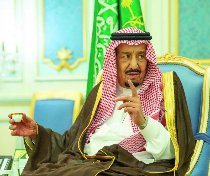 خادم الحرمين الشريفين خلال اللقاء